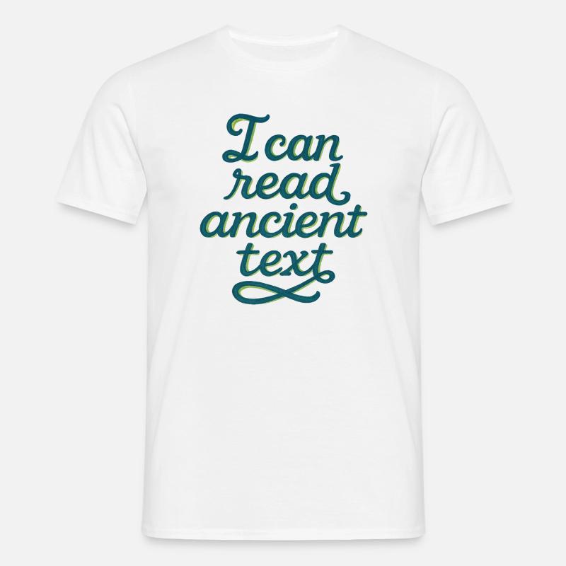 Ancient Script Tee - Men's T-Shirt - white