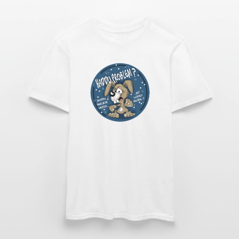 Hasen-Comic Haddu Problem? Männer T-Shirt