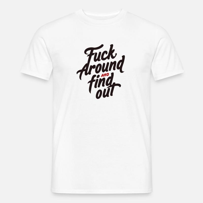 FaFo SORT - Mænd T-shirt - hvid