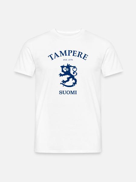 Tampere Suomi Finland Finnland - Männer T-Shirt - Weiß