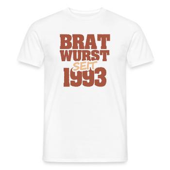 Grillen 1993 - Männer T-Shirt - Weiß - Vorne - AI Model Male 178 dark (178cm)