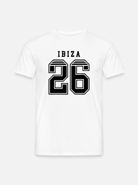 Ibiza 26 Trikot 2026 - Männer T-Shirt - Weiß