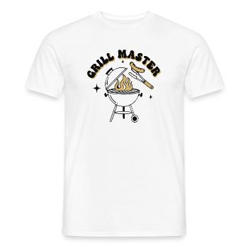 Papa du Maître BBQ Grill Drôle - T-shirt homme - blanc - Devant - AI Model Male 178 dark (178cm)