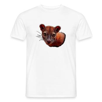 Fossa kopf, tiermotive - Männer T-Shirt - Weiß - Vorne - AI Model Male 178 dark (178cm)