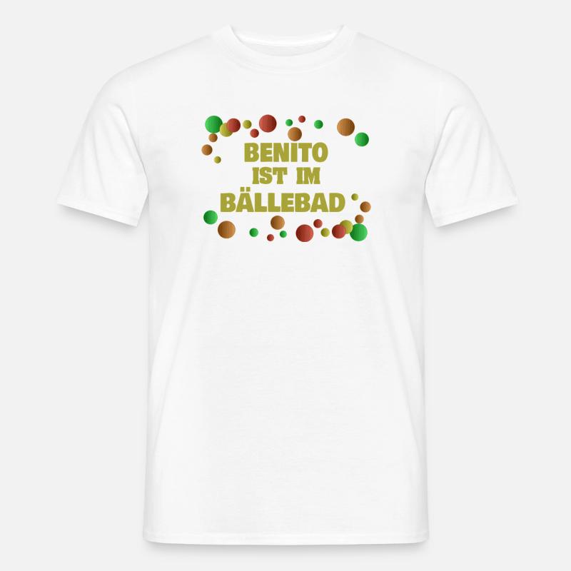 Be als Baellebad - Männer T-Shirt - Weiß