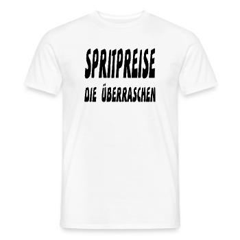 Benzin - Männer T-Shirt - Weiß - Vorne - AI Model Male 178 dark (178cm)