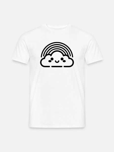 rainbow - Men's T-Shirt - white