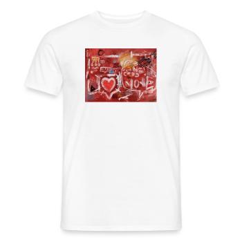 Connected-Alone-Severino-Canepa - Männer T-Shirt - Weiß - Vorne - AI Model Male 178 dark (178cm)