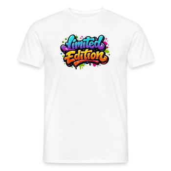 Limited Edition - Men's T-Shirt - white - Front - AI Model Male 178 dark (178cm)