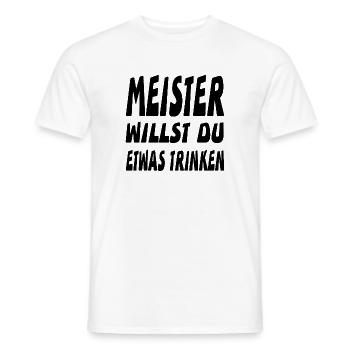 Meister - Männer T-Shirt - Weiß - Vorne - AI Model Male 178 dark (178cm)