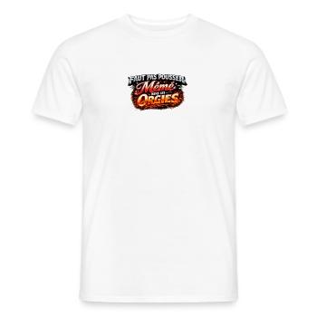 Faut Pas Pousser Meme Orgies - T-shirt homme - blanc - Devant - AI Model Male 178 dark (178cm)