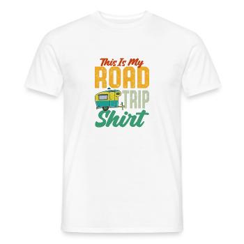 Camping Scouts Bergwanderung Roadtrip Camper - Männer T-Shirt - Weiß - Vorne - AI Model Male 178 dark (178cm)