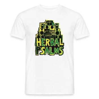 Psaumes Herbaux Dub Reggae - T-shirt homme - blanc - Devant - AI Model Male 178 dark (178cm)