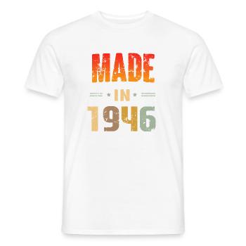 grandpere Édition Limitée Humour Anniversaire  80 - T-shirt homme - blanc - Devant - AI Model Male 178 dark (178cm)