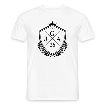 JGA 26 - T-shirt homme - blanc - Devant - AI Model Male 178 dark (178cm)