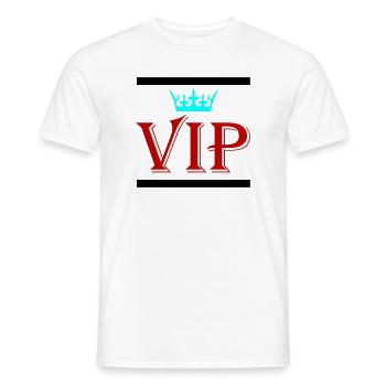 vip_02 - Männer T-Shirt - Weiß - Vorne - AI Model Male 178 dark (178cm)