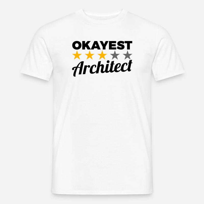 Almindelig arkitekt - Mænd T-shirt - hvid