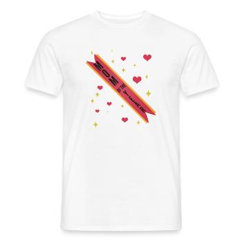 Mom of the Year Ribbon - Men's T-Shirt - white - Front - AI Model Male 178 dark (178cm)