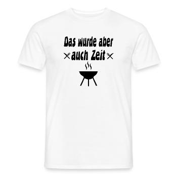 Grillen - Männer T-Shirt - Weiß - Vorne - AI Model Male 178 dark (178cm)