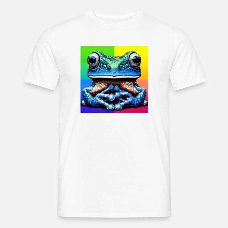Frosch - Männer T-Shirt - Weiß