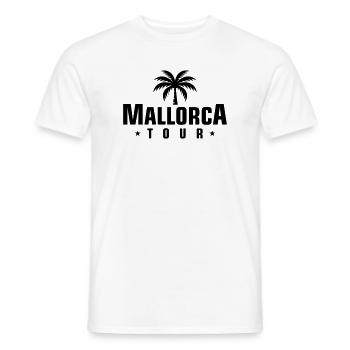 Mallorca Tour - Männer T-Shirt - Weiß - Vorne - AI Model Male 178 dark (178cm)