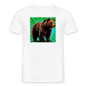 ours - T-shirt homme - blanc - Devant - AI Model Male 178 dark (178cm)