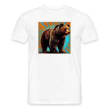 ours - T-shirt homme - blanc - Devant - AI Model Male 178 dark (178cm)