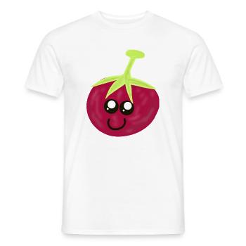 Tomato Vegetables Tomatoes Garden Hobby Gardener - Men's T-Shirt - white - Front - AI Model Male 178 dark (178cm)
