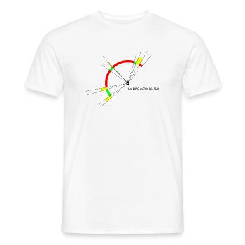 Timmendorf Lighthouse - Maritim Poel Baltic Sea - Men's T-Shirt - white - Front - AI Model Male 178 dark (178cm)