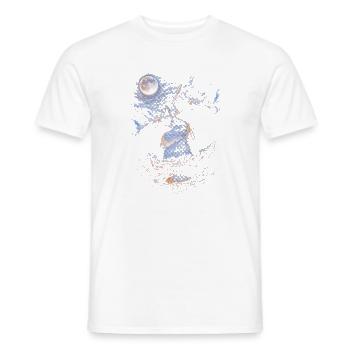 Nashorn  - Männer T-Shirt - Weiß - Vorne - AI Model Male 178 dark (178cm)