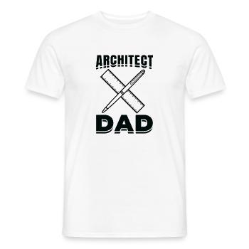 Architecture Papa - T-shirt homme - blanc - Devant - AI Model Male 178 dark (178cm)