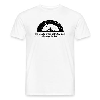 Sternenbogen Kranz - Männer T-Shirt - Weiß - Vorne - AI Model Male 178 dark (178cm)
