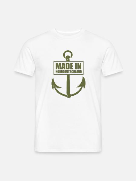 norddeutschland Norddeutsch spruch - Männer T-Shirt - Weiß