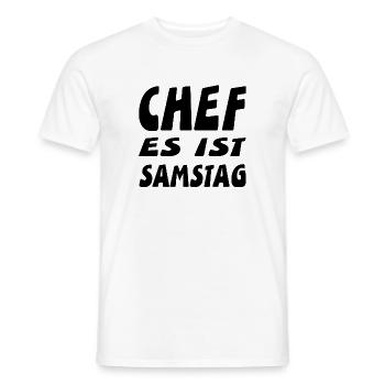 Chef - Männer T-Shirt - Weiß - Vorne - AI Model Male 178 dark (178cm)