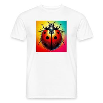ladybird - Men's T-Shirt - white - Front - AI Model Male 178 dark (178cm)