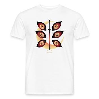 Mondschwert der Glückssymbole - Männer T-Shirt - Weiß - Vorne - AI Model Male 178 dark (178cm)