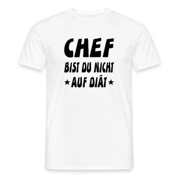 Chef - Männer T-Shirt - Weiß - Vorne - AI Model Male 178 dark (178cm)