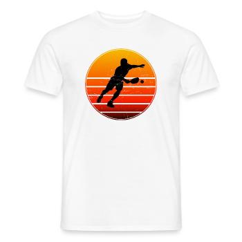 Pickleball player Idee für pickleball players Fans - Männer T-Shirt - Weiß - Vorne - AI Model Male 178 dark (178cm)
