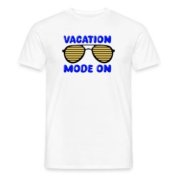 Urlaubsmodus an - Männer T-Shirt - Weiß - Vorne - AI Model Male 178 dark (178cm)