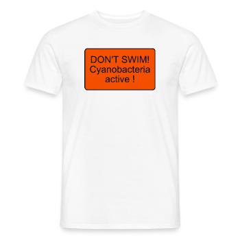 cyanobacteria - Männer T-Shirt - Weiß - Vorne - AI Model Male 178 dark (178cm)