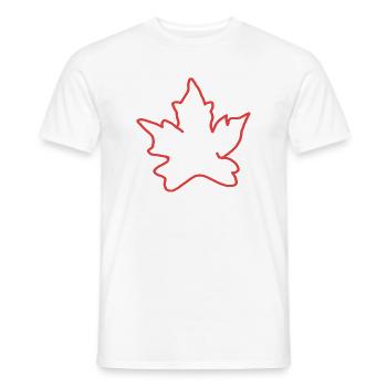 Canada - T-shirt homme - blanc - Devant - AI Model Male 178 dark (178cm)