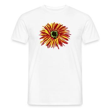 Fleurs Fleurs Fleurs - T-shirt homme - blanc - Devant - AI Model Male 178 dark (178cm)
