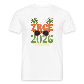 Zrce Party 2026 - Männer T-Shirt - Weiß - Vorne - AI Model Male 178 dark (178cm)