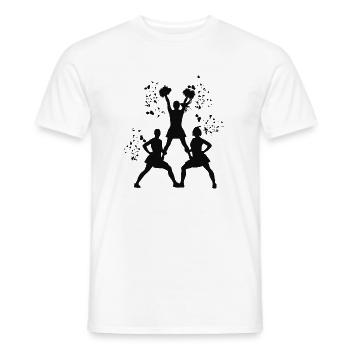 Cheerleader Cheer Mom Cheerleading - Männer T-Shirt - Weiß - Vorne - AI Model Male 178 dark (178cm)