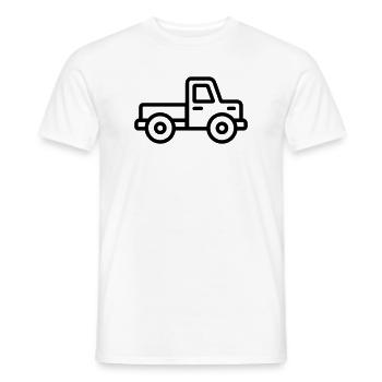 Lkw - Männer T-Shirt - Weiß - Vorne - AI Model Male 178 dark (178cm)
