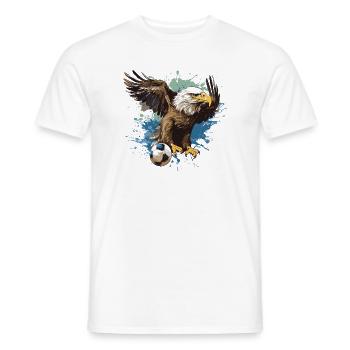 Adler Football Team - Men's T-Shirt - white - Front - AI Model Male 178 dark (178cm)
