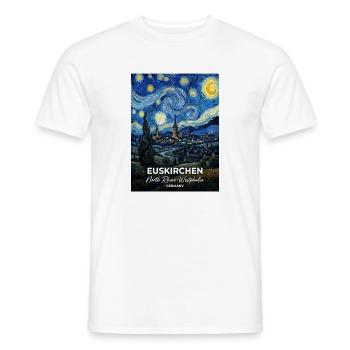 Euskirchen Germany Sternennacht - Männer T-Shirt - Weiß - Vorne - AI Model Male 178 dark (178cm)