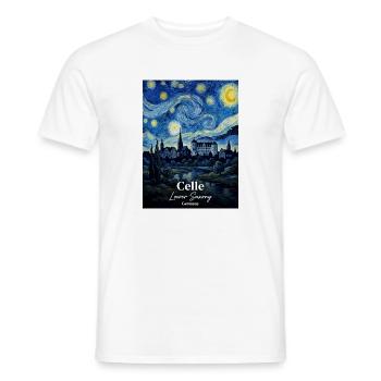 Celle Germany Sternennacht - Männer T-Shirt - Weiß - Vorne - AI Model Male 178 dark (178cm)