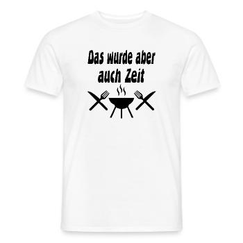 Grillen - Männer T-Shirt - Weiß - Vorne - AI Model Male 178 dark (178cm)