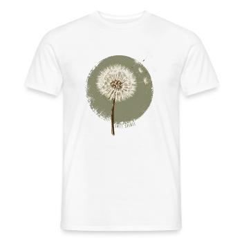 Dandelion - Men's T-Shirt - white - Front - AI Model Male 178 dark (178cm)